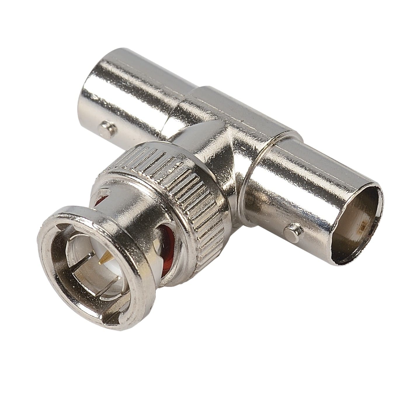 Erard - Adaptateur BNC mâle / 2 x BNC femelle - nickel