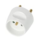 Erard - Adaptateur électrique 230V (2 P+T) M/F - 16A vers 20A - blanc