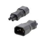 Erard - Adaptateur IEC C14 Mâle / IEC C5 Femelle - 10A
