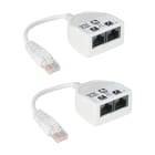Erard - Coupleur/découpleur RJ45 - Internet et téléphone analogique