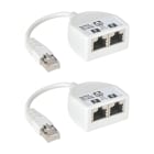 Erard - Coupleur / découpleur RJ45 - Internet, 2 flux