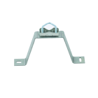 Erard - 1 Paire fixations murales 40 x 4 mm - Déport 20 cm