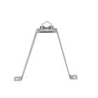 Erard - 1 Paire fixations murales 40 x 4 mm - Déport 50 cm