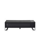 Erard - NAGA meuble TV fermé 1600 Carbon, avec chargeur 4 USB et chargeur QI (induction)