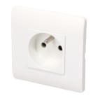 Erard - prises élec 230V (2 pôles + terre) F murale à monter - NF - 80x80mm