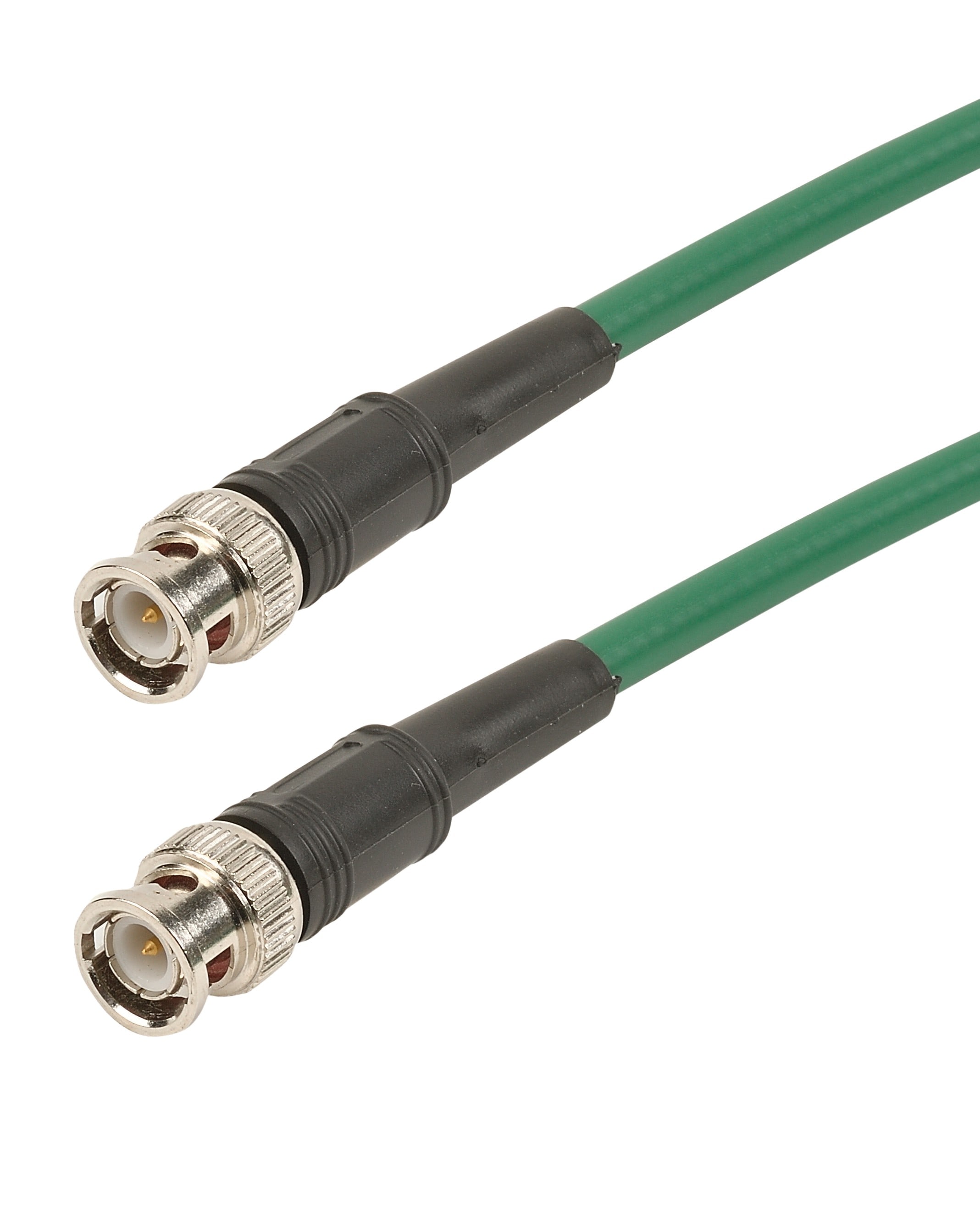 Erard - Cordon BNC KX6 M/M - diam. 6mm - prises métal - vert - 20m