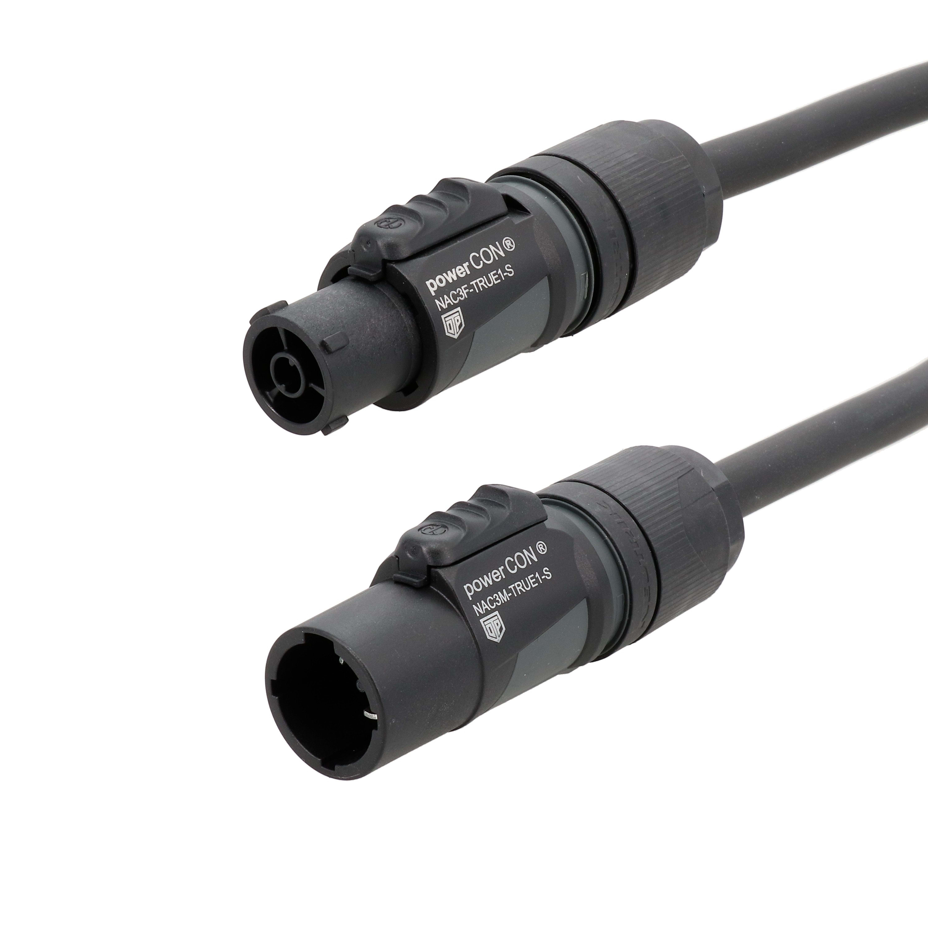 Erard - Cordon Powercon TRUE ONE TOP M/F - 3 x2,5 mm² - câble HO7 RNF - - 10m