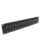 Erard - Panneau de brassage - acier 1,2mm - 32 traversées NEUTRIK BNC FF - 2U - noir