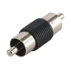 Erard - Adaptateur 1 RCA Mâle/ 1 RCA Mâle, noir et gris