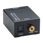 Erard - Convertisseur Toslink F et 1 RCA F vers 2 RCA F - plug & play