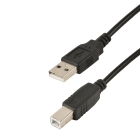 Erard - Cordon USB - 1m80 - 2.0 - A M / B M - noir