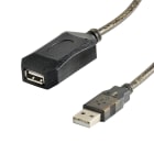 Erard - Cordon USB - 5m - 2.0 - A mâle / femelle amplifié