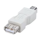 Erard - Adaptateur USB 2.0 - A Femelle/ USB B Mâle, couleur blanche