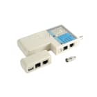 Erard - Testeur de câbles RJ11 / RJ45 / BNC / USB A / USB B - affichage LED
