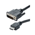 Erard - Cordon - 1m20 DVI-D Mâle/ HDMI A M - Full HD 1080p - bidirectionnel - nickel