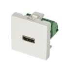 Erard - Plastron 2 modules - 45x45 mm - HDMI F/20 borniers à vis - Full HD - LEGRAND