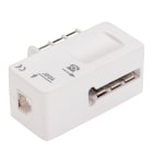 Erard - Filtre ADSL prise T M / prise T F + RJ11 F