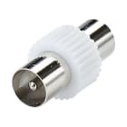 Erard - Adaptateur TV 9.52 mm mâle / mâle - nickel
