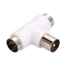 Erard - Adaptateur TV 9.52 mm M / 2 x TV 9.52 mm F - nickel