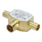 Erard - Adaptateur 2 x TV 9.52 mm M / TV 9.52 mm F - OR