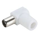 Erard - Prise TV 9.52mm M coudée à 90° - pour câbles 17 et 19 VATC - nickel