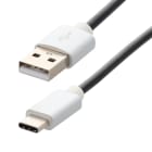 Erard - Cordon USB 2.0 -A M / C M -  3A - 480 mbps - prises alu - 1m