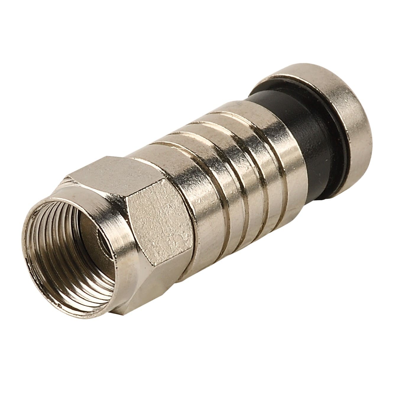 Erard - fiches F 7 mm à compression - pour câbles 17 et 19 VATC - métal