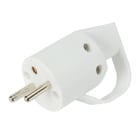 Erard - prises électrique 230V (2 P+T) M - 16A - anneau - NF - blanche - à monter