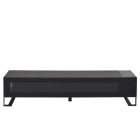 Erard - NAGA meuble TV fermé 2000 Carbon, avec chargeur 4 USB et chargeur QI (induction)