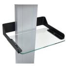 Erard - KROSS Option tablette en verre - porte-périphérique pour colonne KROSS