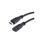 Erard - Cordon USB 3.2 gen 1 - C M/F - 3A - 5gbps - PD 60W - Alt+thun mode noir - 1 m