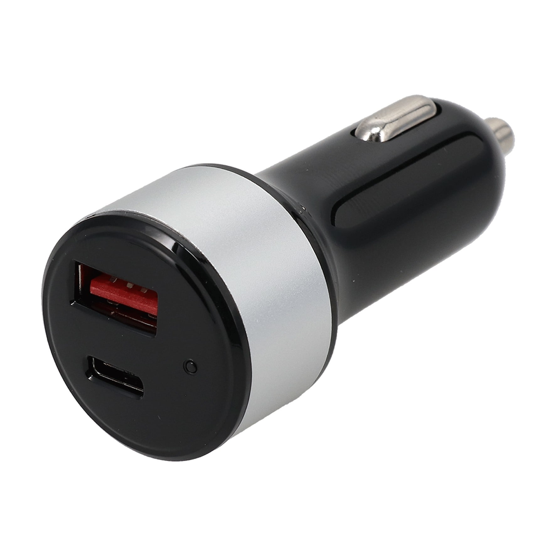 Erard - Chargeur 2 USB A/C F - sur allume-cigare - 5V/2.4A + 5V/3A - noir et gris