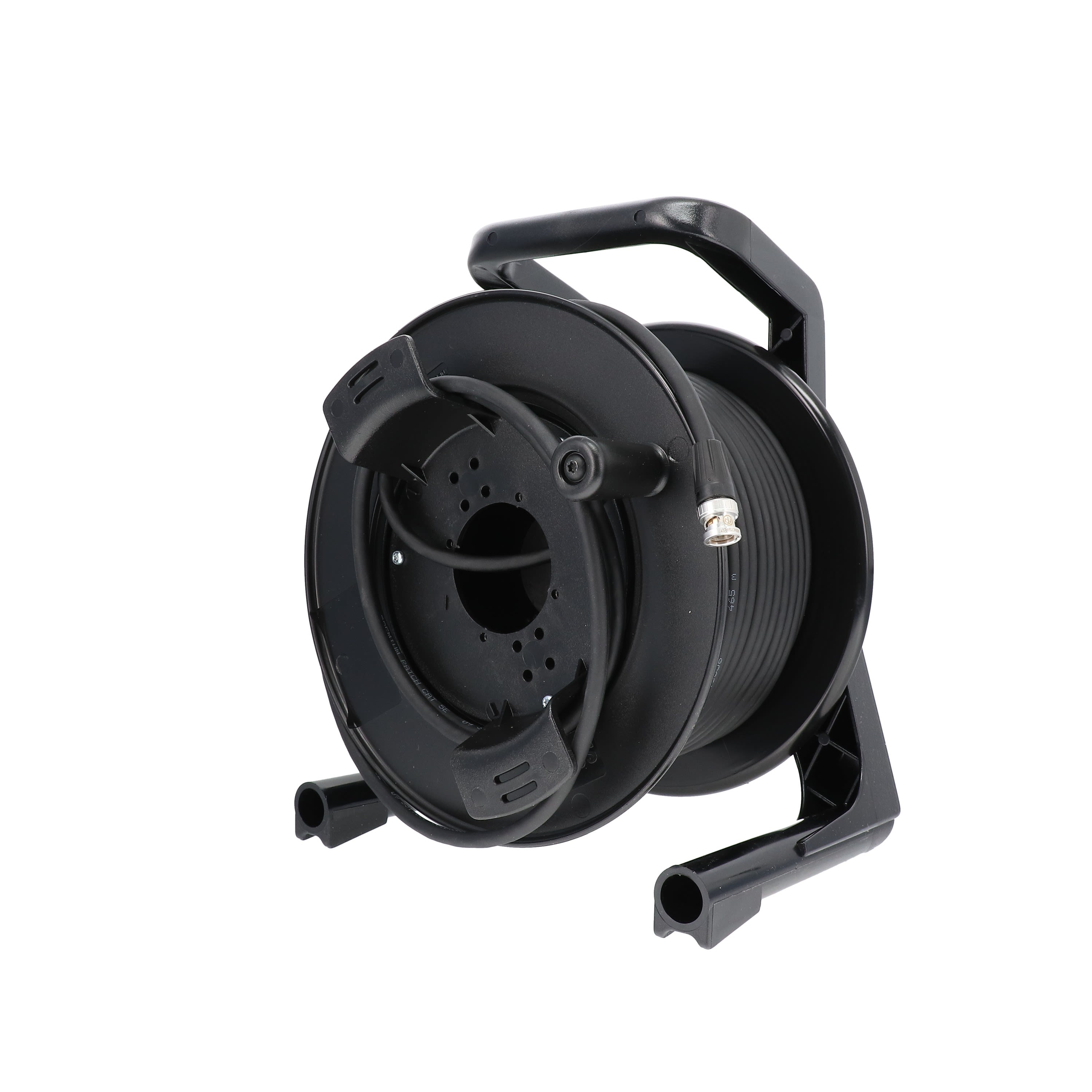 Erard - Enrouleur caoutchouc BNC MM - câble vidéo HD PRO D. 6mm souple - - 50m