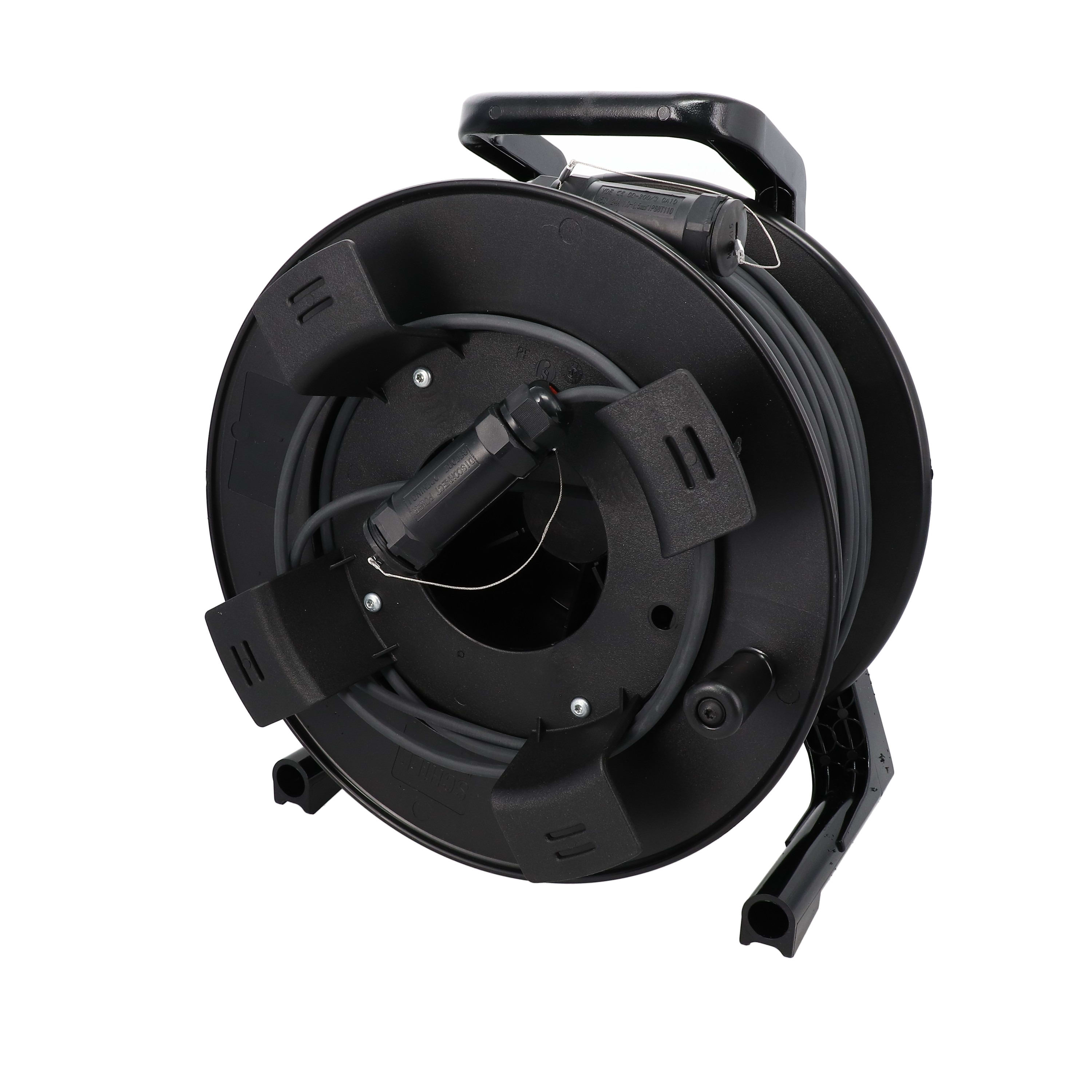Erard - Enrouleur métal HDMI AOC Armé mâle/mâle - 100m
