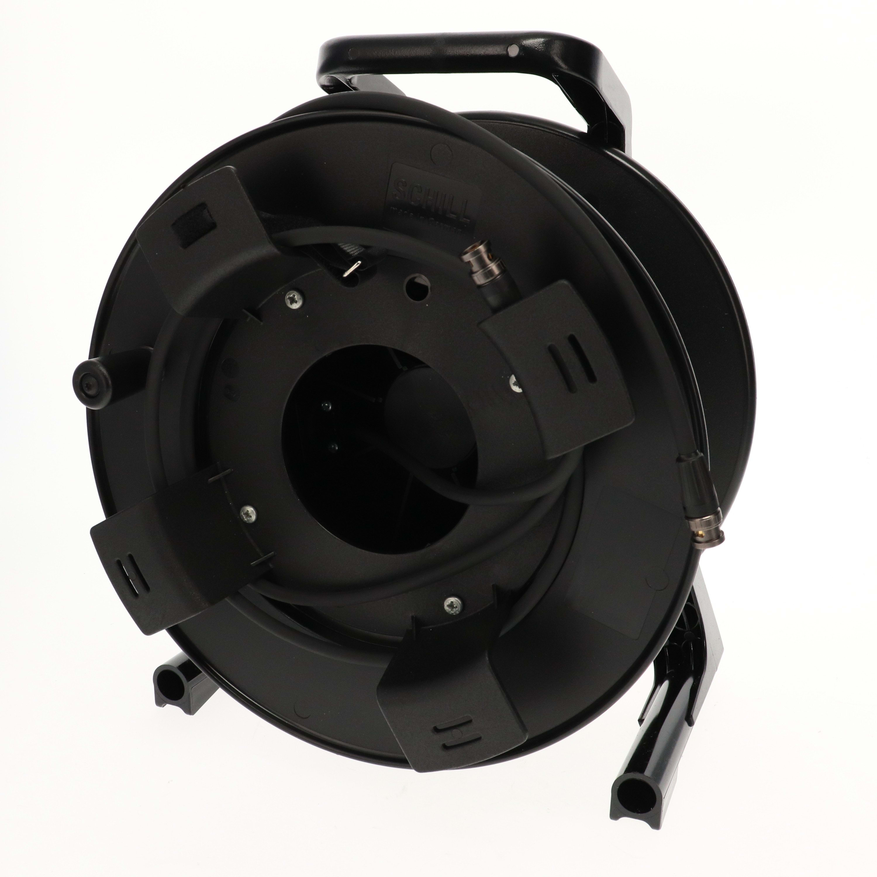 Erard - Enrouleur caoutchouc BNC MM - câble vidéo HD PRO D. 7 mm souple - - 50m