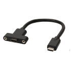 Erard - Cor de façade USB 3.1 type C Femelle / USB C Mâle 0.2m