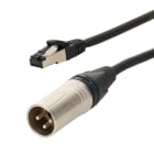 Erard - Cordon XLR 3 broches M / RJ45 M - connecteurs NEUTRIK - câble 6a S/FTP - 0,5m