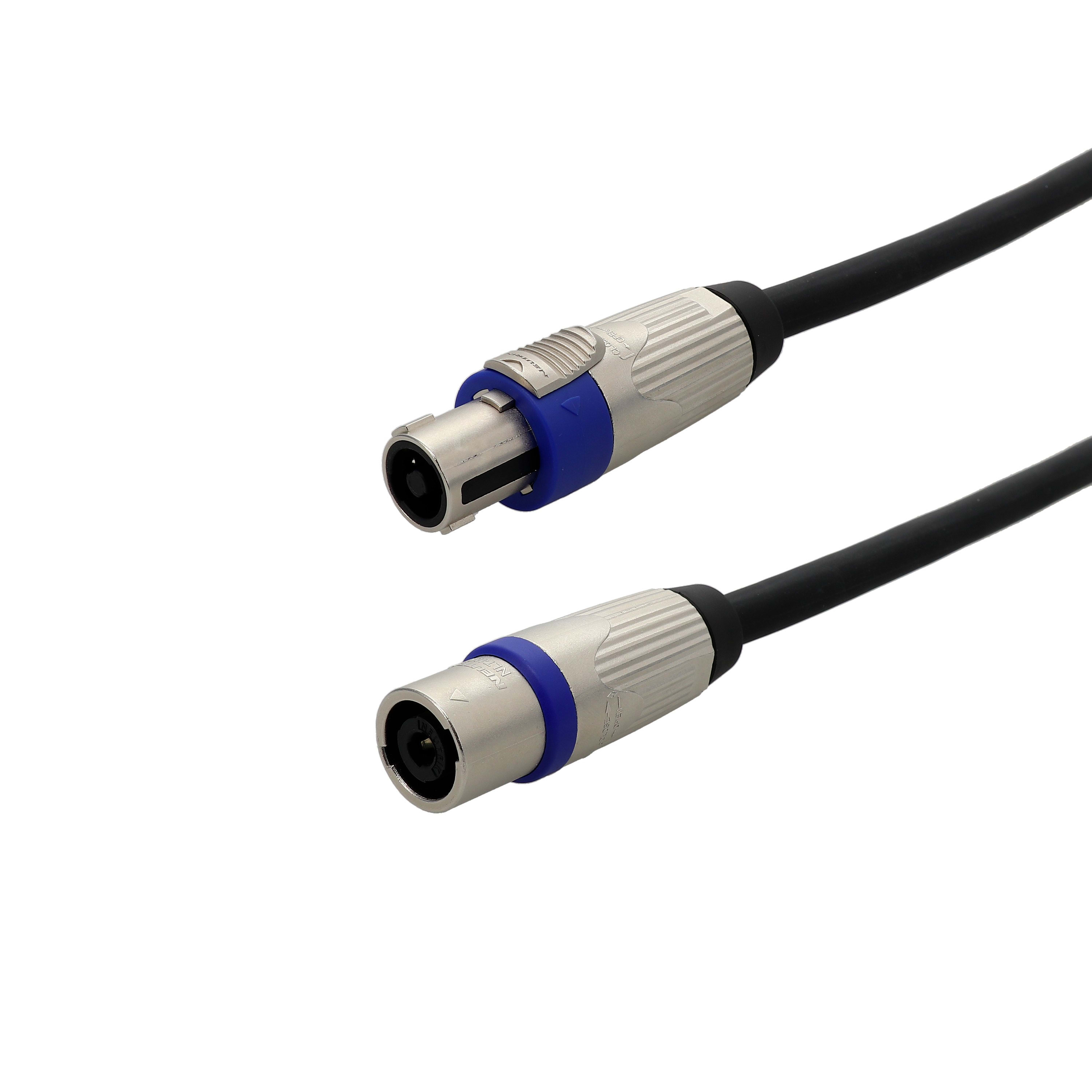 Erard - Cordon SpeakON 4 broches M / F- 2 x 2.5mm² - connecteurs NEUTRIK - 50m