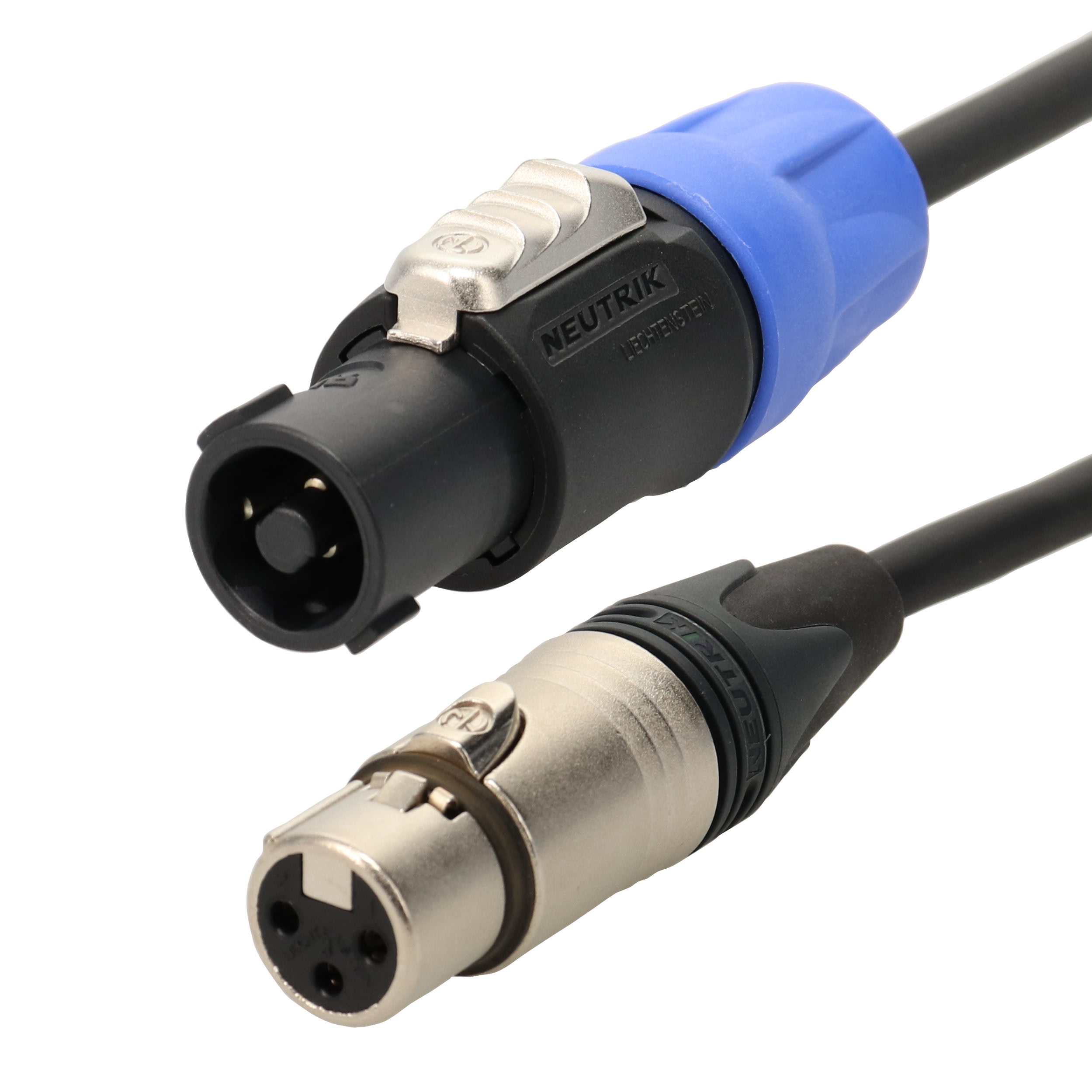 Erard - Cordon SpeaKON 4 broches F / XLR 3 broches F - 2 x 2.5mm² - connect NEUTRIK - 5m