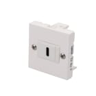 Erard - Plastron USB C 3.2 GEN2 - F/M - Trasersée Keystone - - blanc