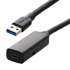 Erard - Cordon amplifié USB 3.2 GEN 1 - A Mâle / C Femelle -  30m