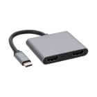 Erard - Dock USB C - 4 en 1 - vers 1xUSBC, 2xHDMI et 1xUSBA - autoalimenté