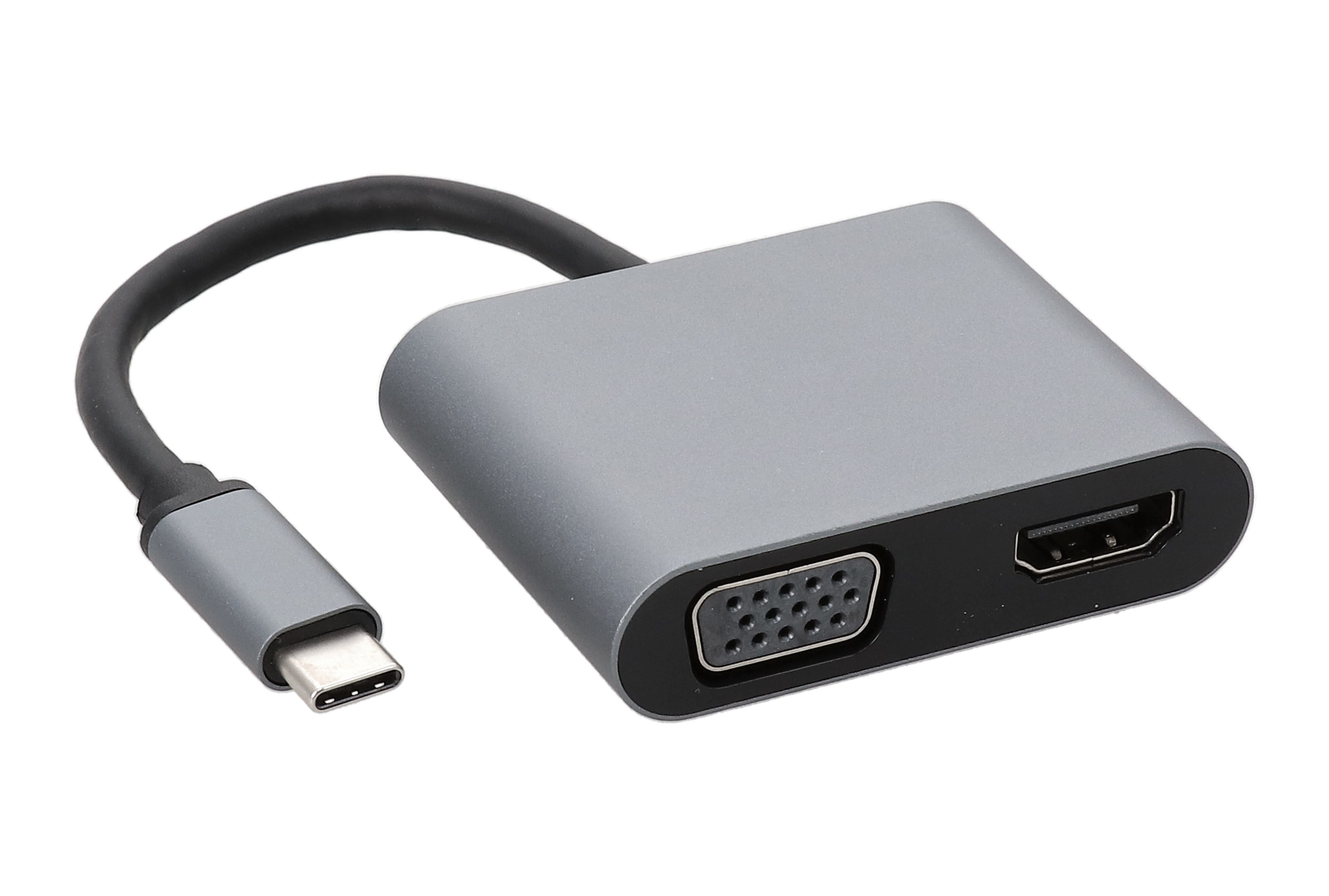 Erard - Convertisseur USB C M vers HDMI F + VGA F