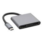 Erard - Convertisseur USB C Male vers 2 HDMI F - fonction MST