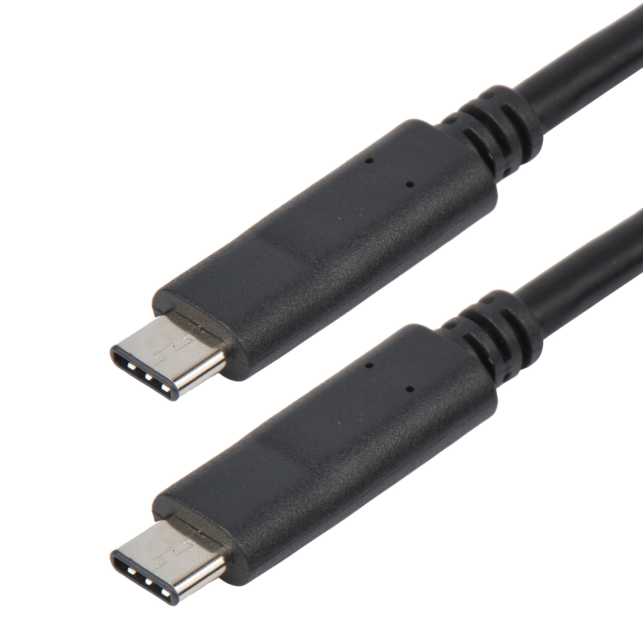 Erard - Cordon USB 3.2 gen 1 - C M/M - 3A - noir - 0,2m - PD 60W