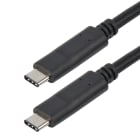 Erard - Cordon USB 3.2 gen 1 - C M/M - 3A - noir - 0,2m - PD 60W