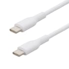 Erard - Cordon USB 2.0 - C M/M - 3A - gaine blanche ultra flexible - 2m