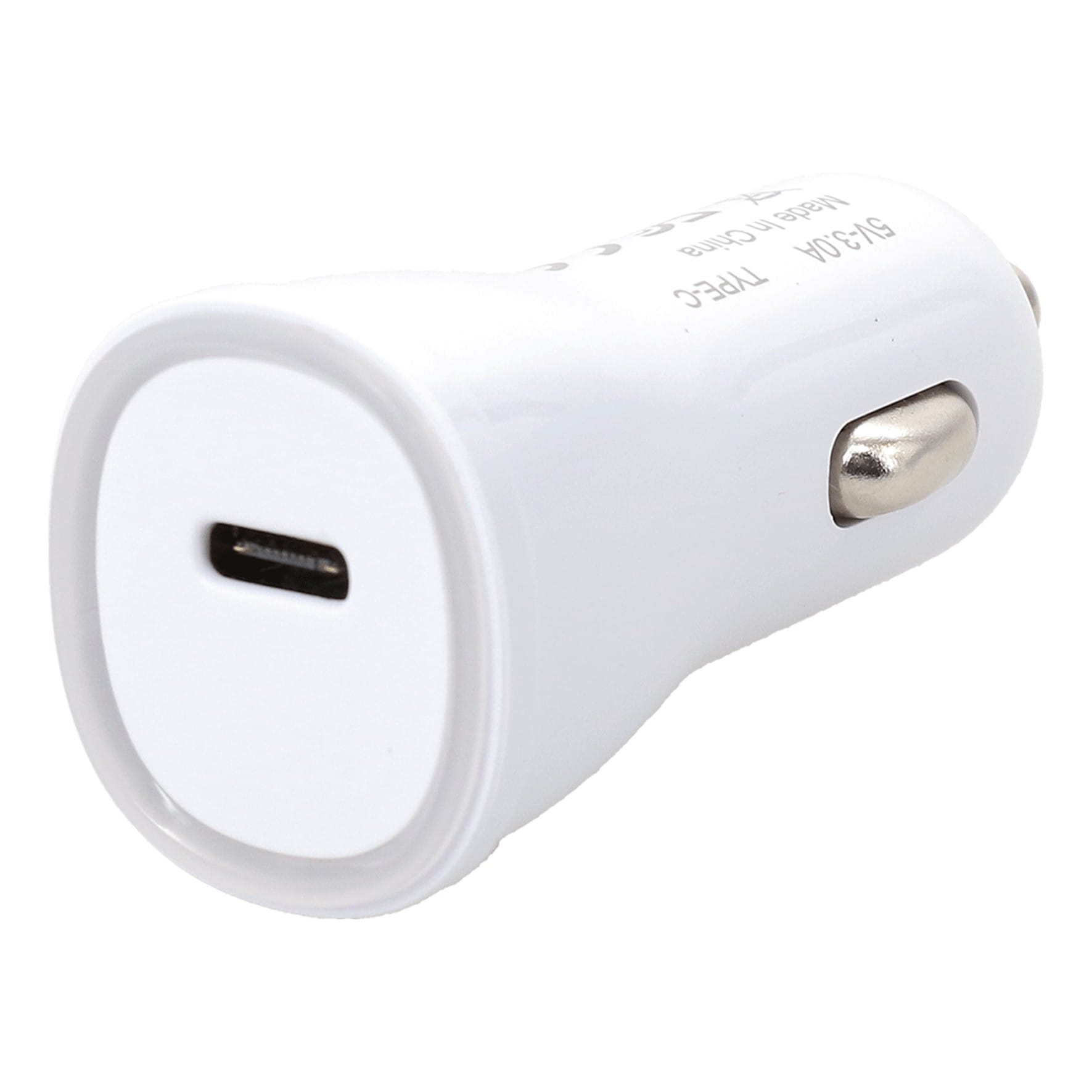 Erard - Chargeur USB C - sur allume-cigare - 15W - Blanc