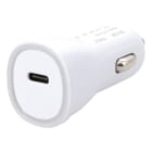 Erard - Chargeur USB C - sur allume-cigare - 15W - Blanc