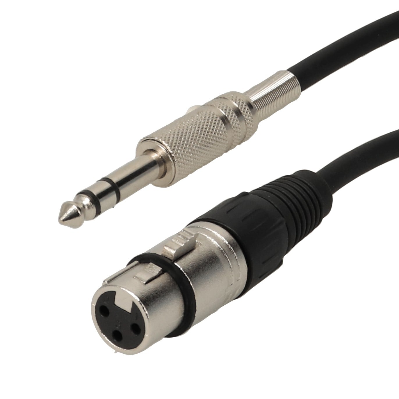 Erard - Cordon XLR 3b F / Jack 6.35 M stéréo - noir - 2 m